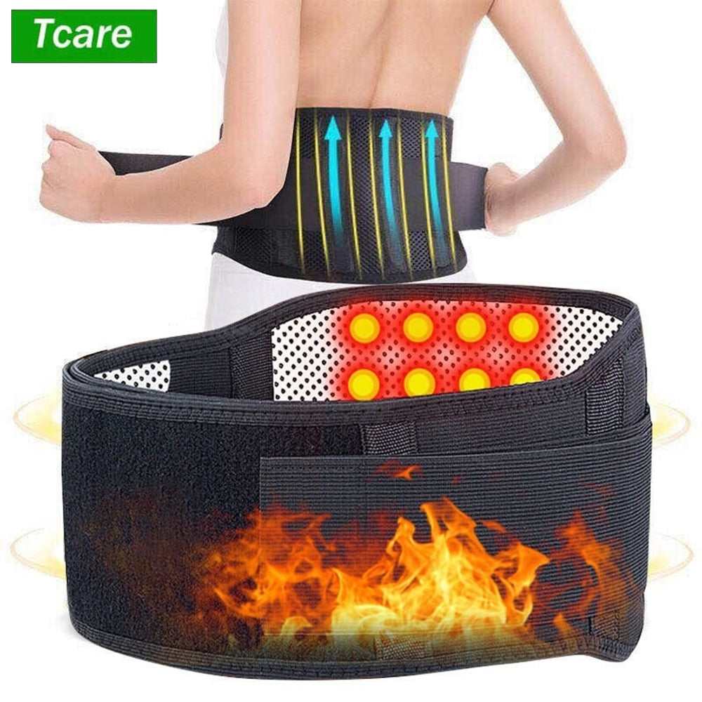 Tourmaline Magnet Heated Back Support